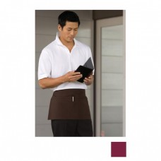 Uncommon Threads 3065-0300 Waist Apron 2 Section Pocket in Burgundy   